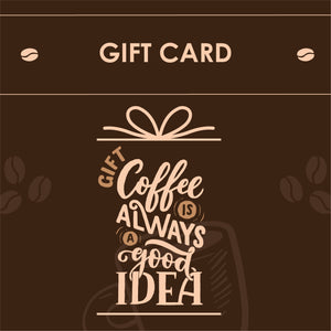 Square Feet Coffee Gift Card